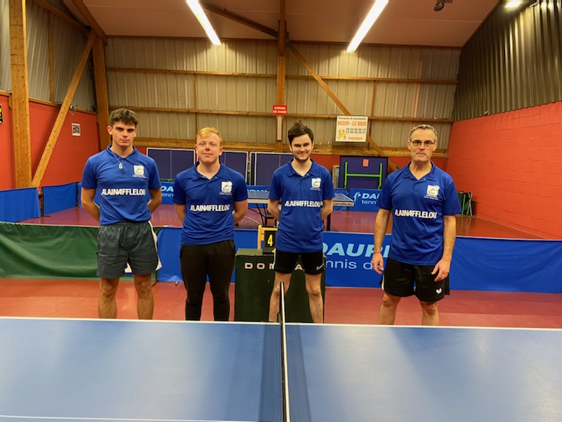 Equipe 1 du TTLPL évoluant en Régionale 2
