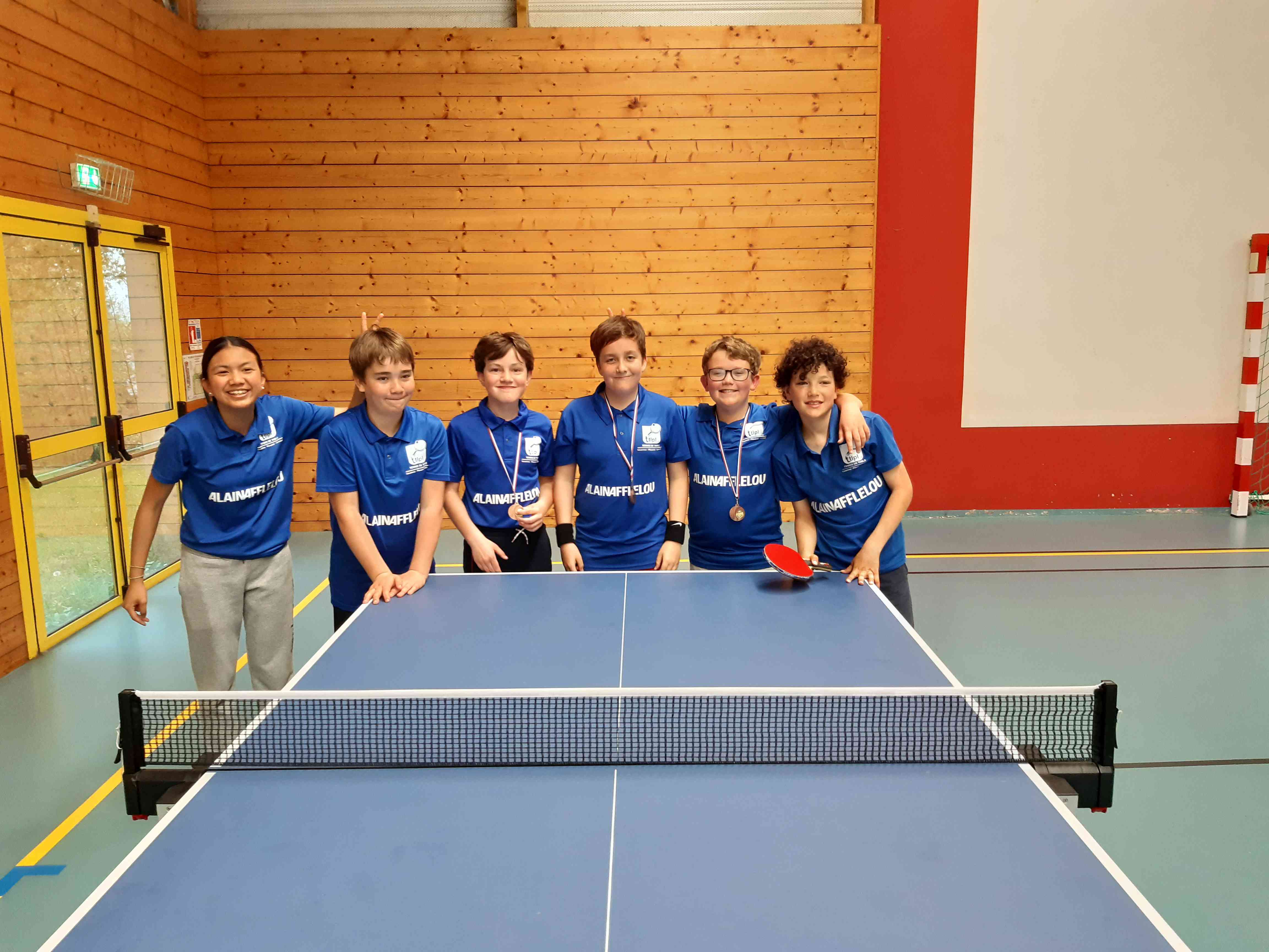 Les minimes du TTLPL aux interclubs régionaux