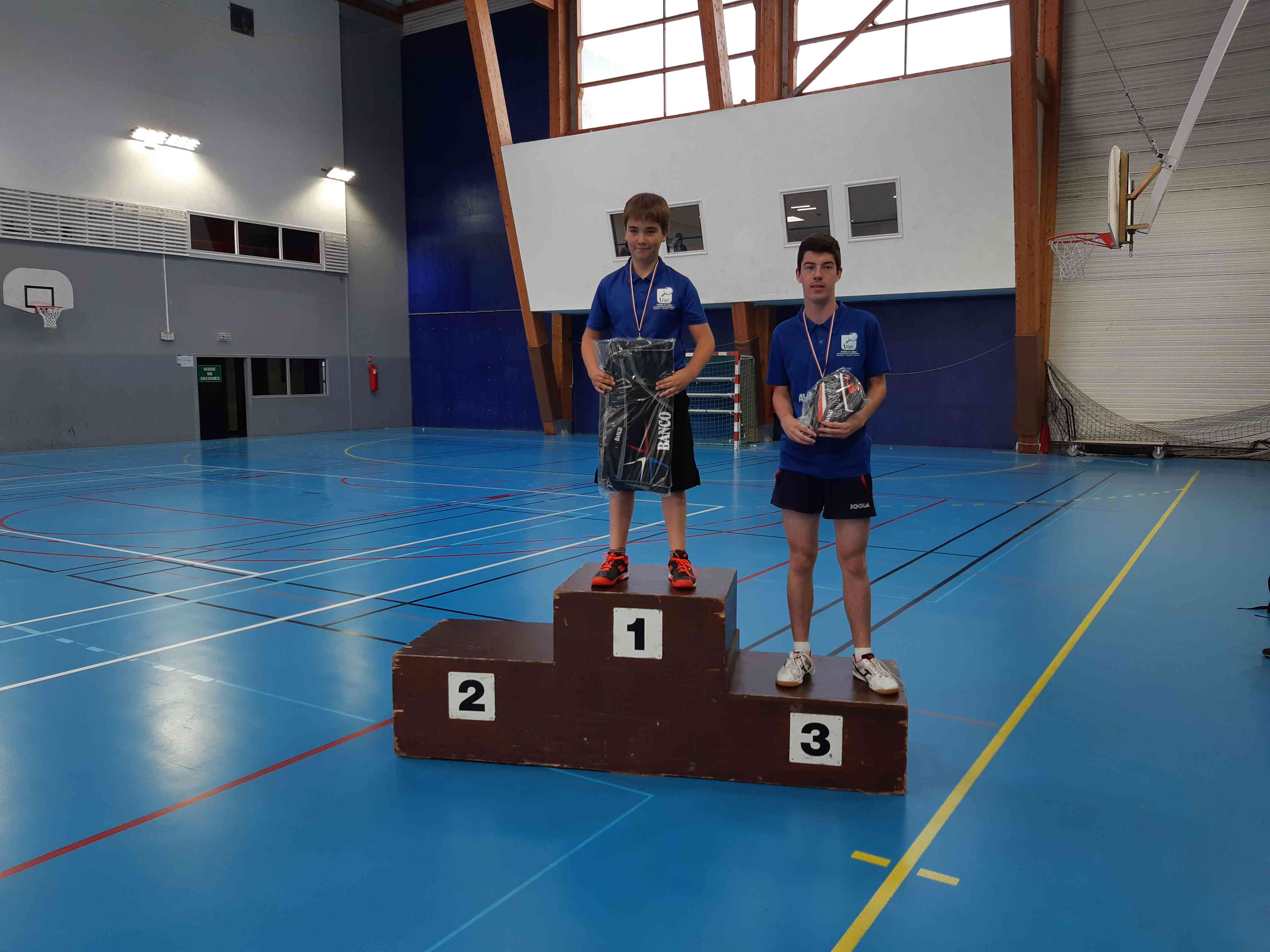 Tournoi Damien Gonzalez - Podium du tableau "600 à 799 points"