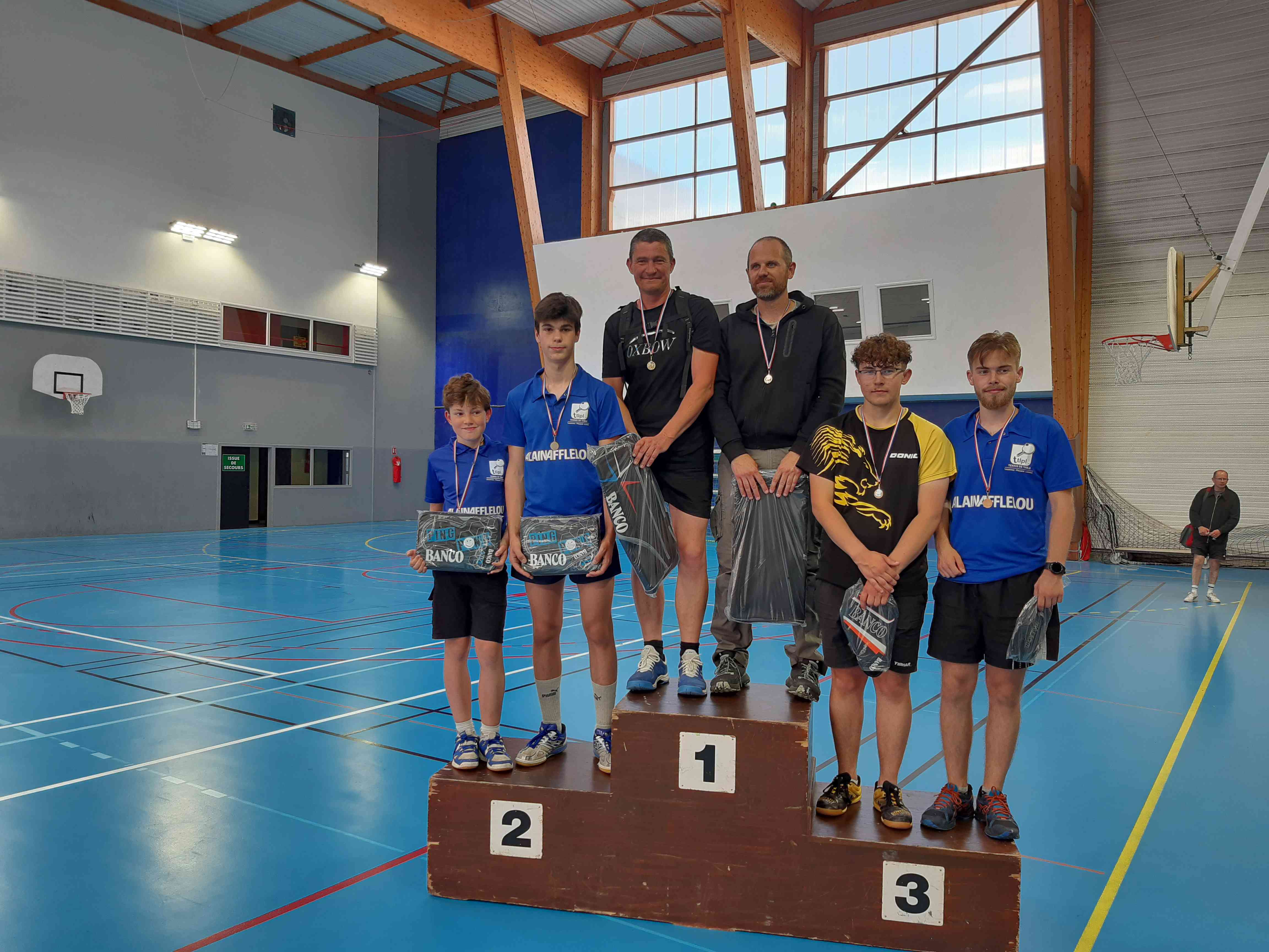 Tournoi Damien Gonzalez - Podium du tableau "Double"
