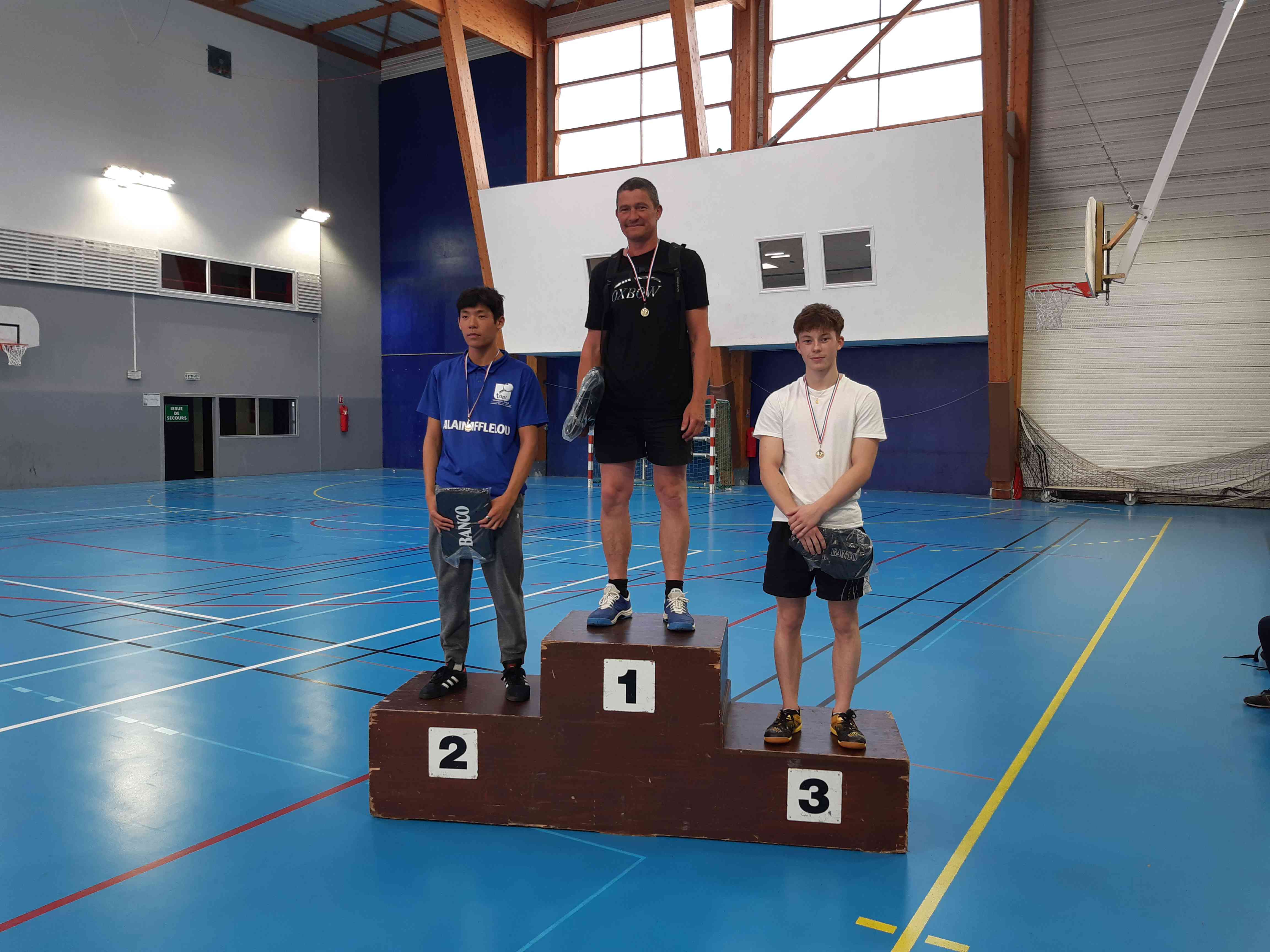 Tournoi Damien Gonzalez - Podium du tableau "1200 points et +"