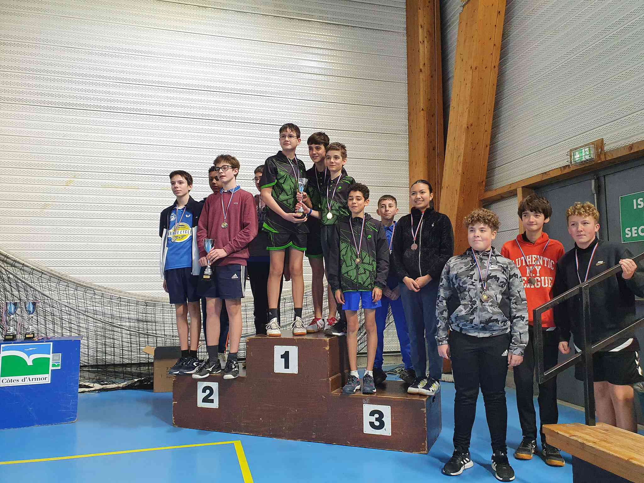 Les cadets du TTLPL sur le podium des interclubs départementaux