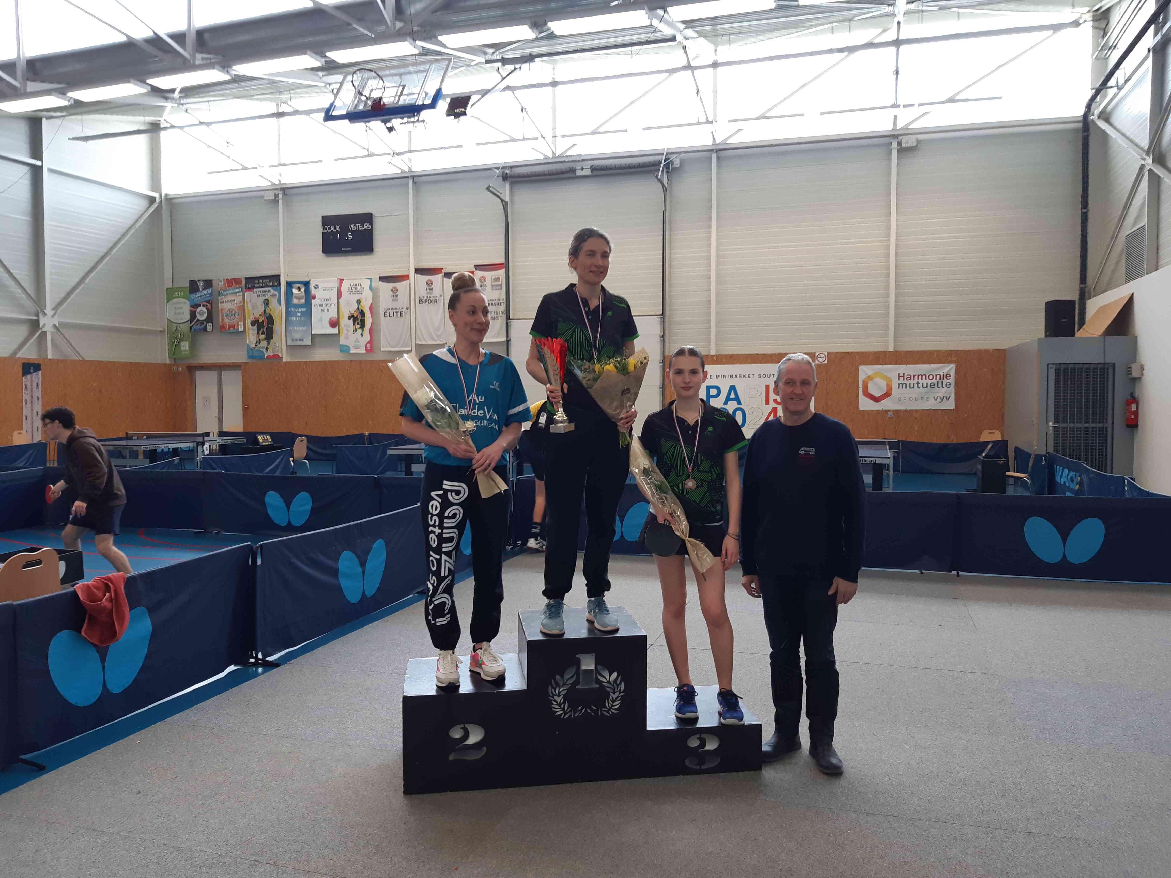 Podium 'Sénior Dames Départementaux' au championnat des Côtes d'Armor 2023