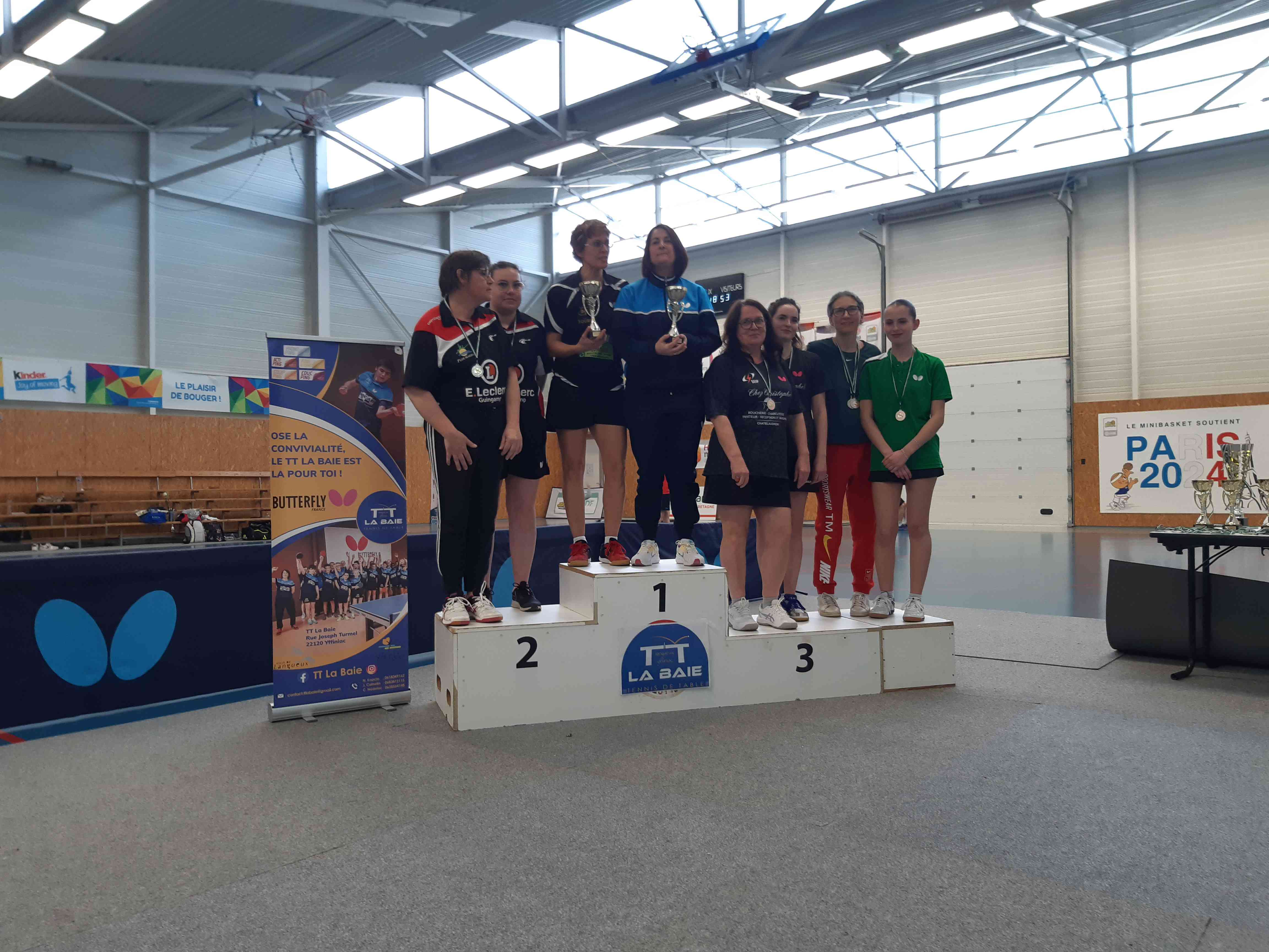 Championnat des Côtes d'Armor 2024 - Podium 'Double féminin'