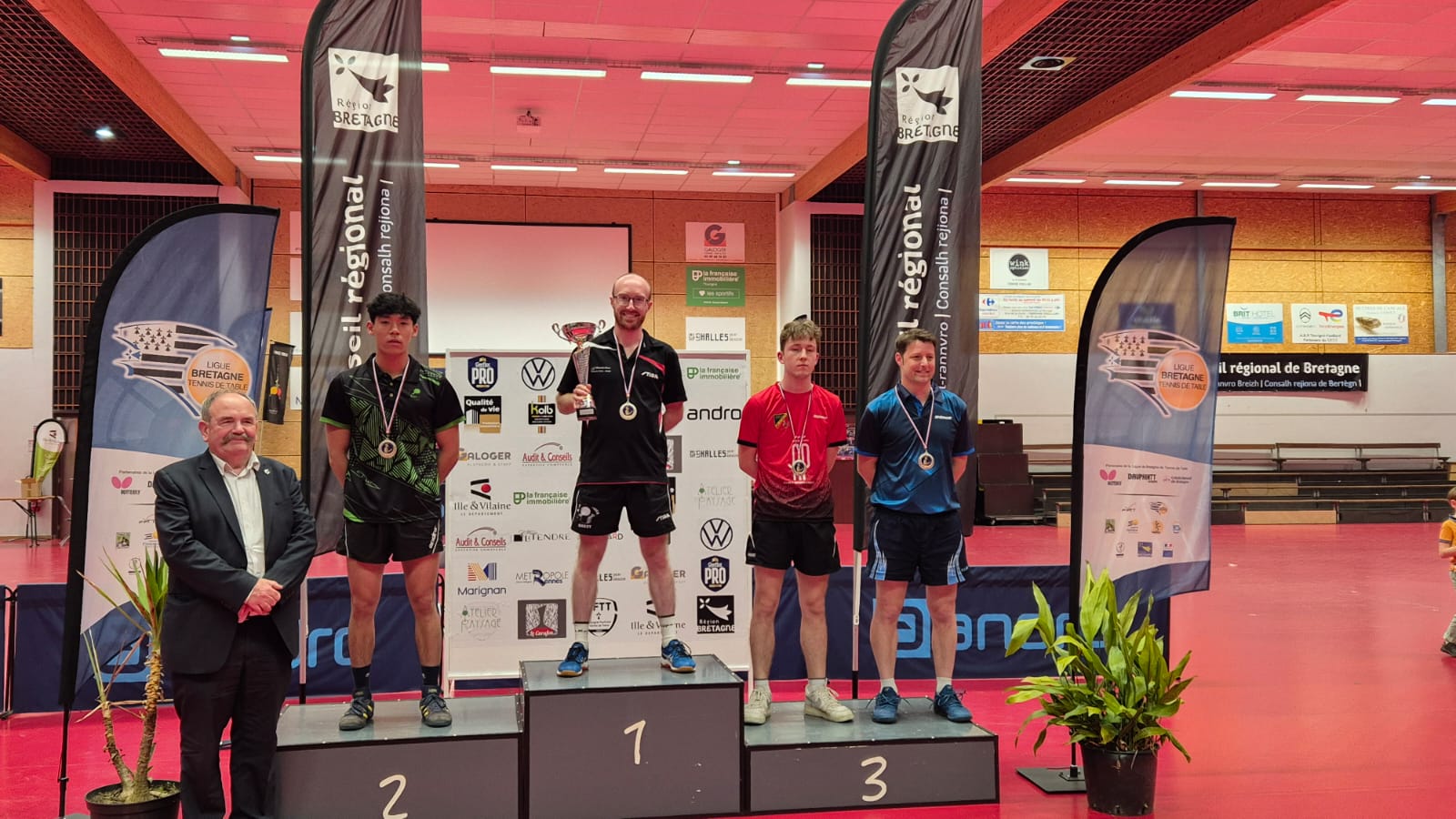 Podium régional du championnat de Bretagne 2024