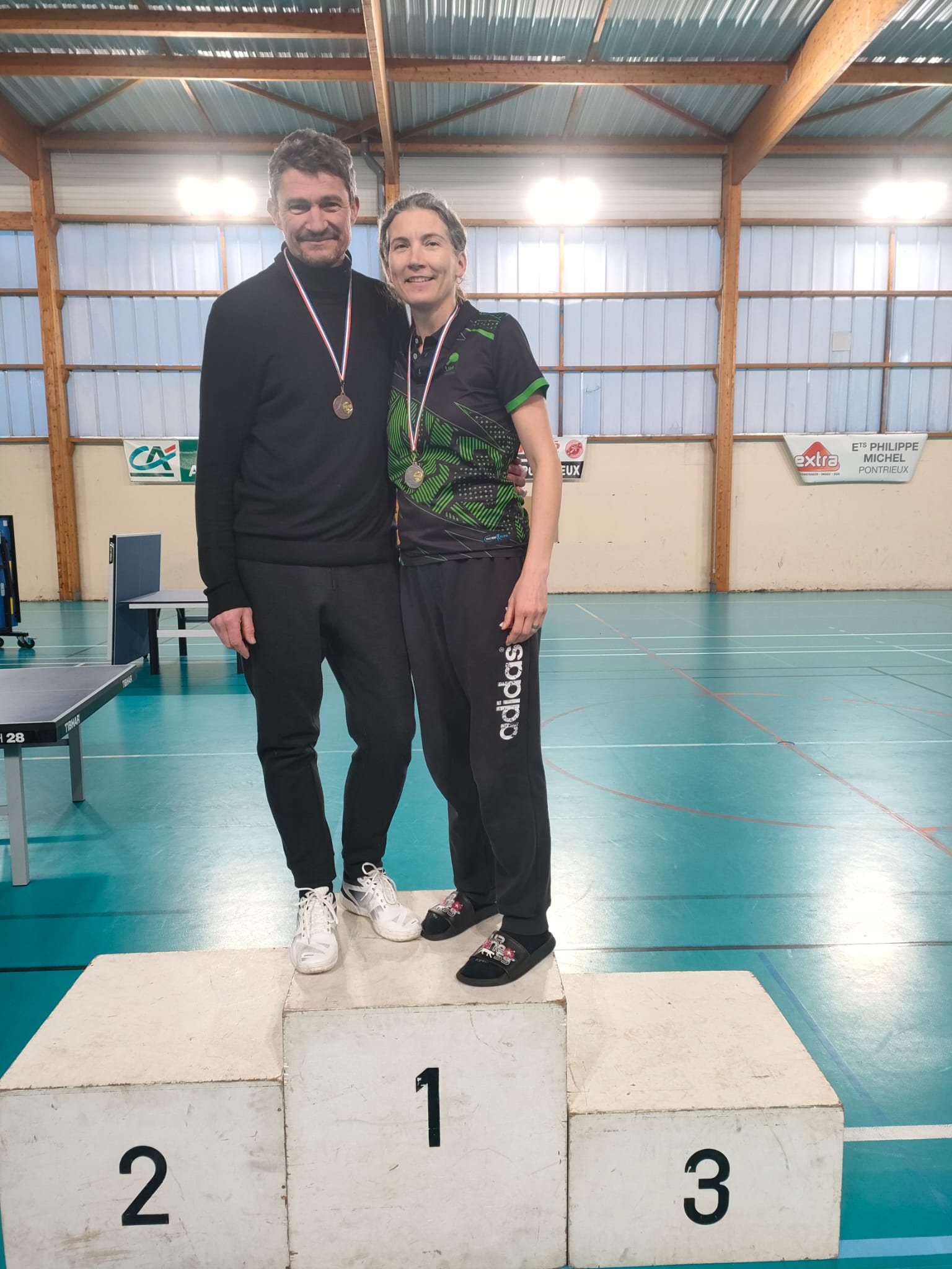 Les médaillés du TTLPL lors du championnat de Bretagne vétérans Les médaillés du TTLPL lors du championnat de Bretagne vétérans